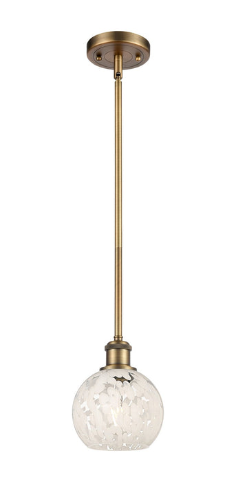 Innovations - 516-1S-BB-G1216-6WM - LED Mini Pendant - Ballston - Brushed Brass