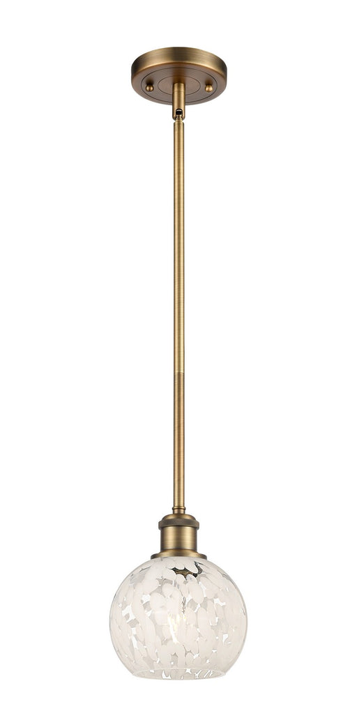 Innovations - 516-1S-BB-G1216-6WM - LED Mini Pendant - Ballston - Brushed Brass