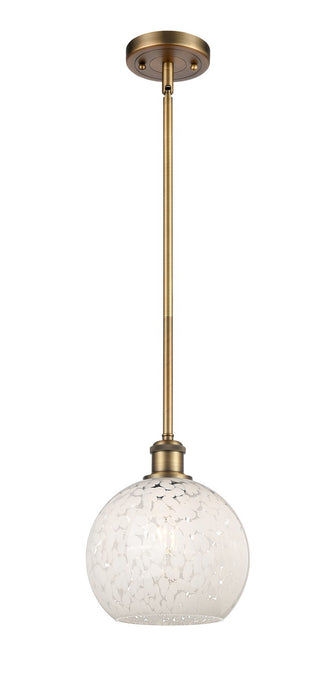 Innovations - 516-1S-BB-G1216-8WM - LED Mini Pendant - Ballston - Brushed Brass