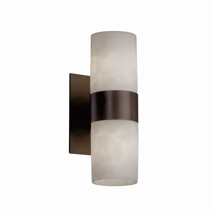 Justice Designs - CLD-8762-10-DBRZ-LED2-1400 - LED Wall Sconce - Clouds - Dark Bronze