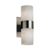 Justice Designs - CLD-8762-10-NCKL - Two Light Wall Sconce - Clouds - Brushed Nickel