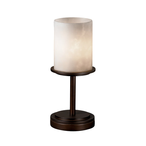 Justice Designs - CLD-8798-10-DBRZ - One Light Table Lamp - Clouds - Dark Bronze