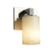 Justice Designs - CLD-8921-10-NCKL-LED1-700 - LED Wall Sconce - Clouds - Brushed Nickel