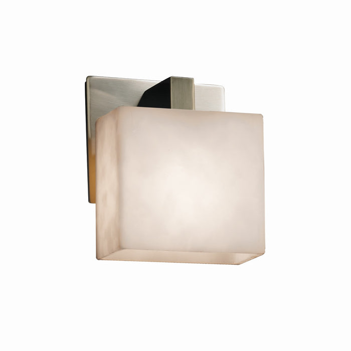 Justice Designs - CLD-8931-55-NCKL - One Light Wall Sconce - Clouds - Brushed Nickel