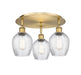 Innovations - 516-3C-BB-G292 - Three Light Flush Mount - Downtown Urban - Brushed Brass