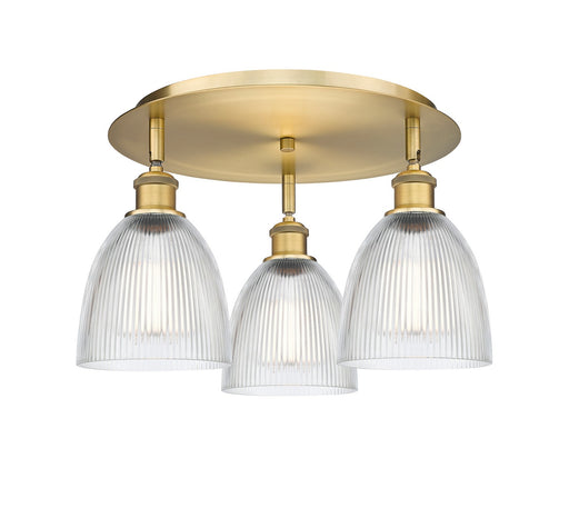 Downtown Urban Three Light Flush Mount