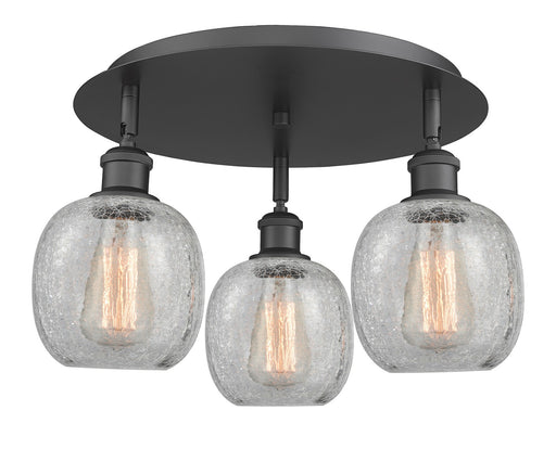 Downtown Urban Three Light Flush Mount