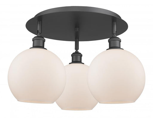 Downtown Urban Three Light Flush Mount