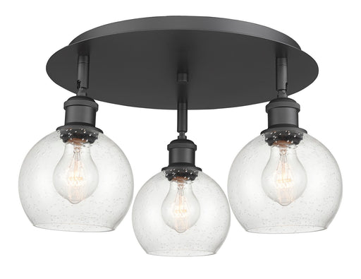 Downtown Urban Three Light Flush Mount