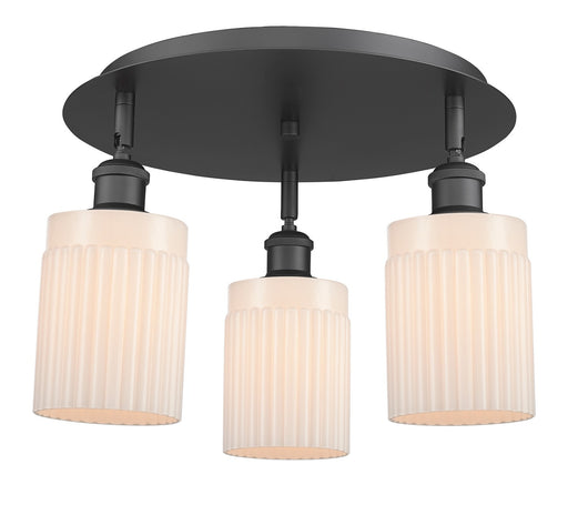 Downtown Urban Three Light Flush Mount