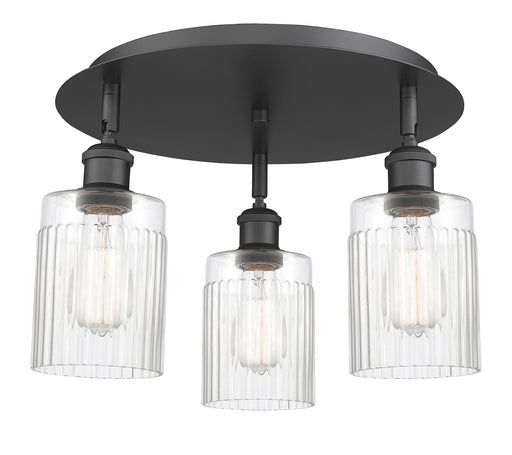 Downtown Urban Three Light Flush Mount