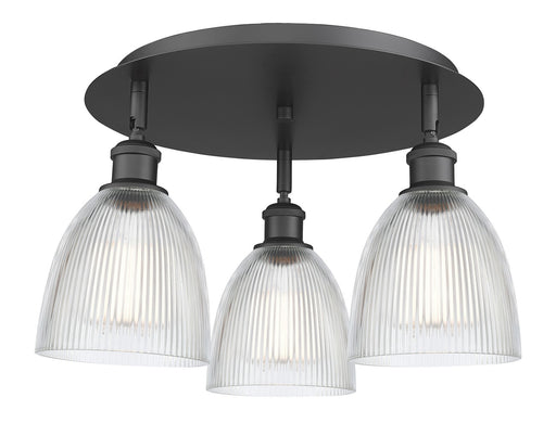 Downtown Urban Three Light Flush Mount