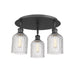 Innovations - 516-3C-BK-G559-5CL - Three Light Flush Mount - Downtown Urban - Matte Black