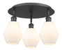 Innovations - 516-3C-BK-G651-6 - Three Light Flush Mount - Downtown Urban - Matte Black