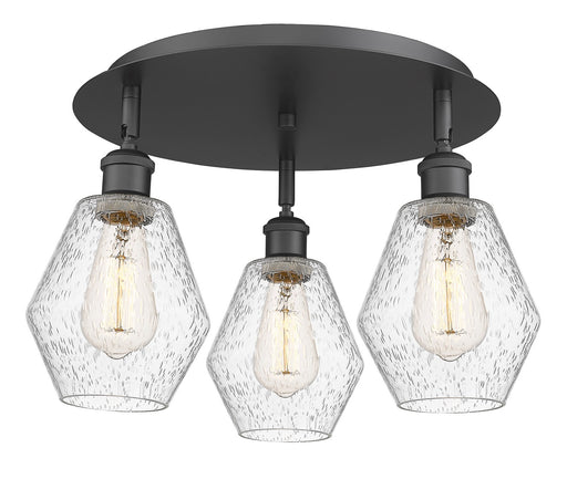 Downtown Urban Three Light Flush Mount