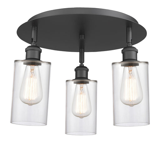 Downtown Urban Three Light Flush Mount