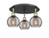 Innovations - 516-3C-BAB-G1213-6SM - Three Light Flush Mount - Downtown Urban - Black Antique Brass