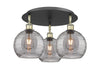 Innovations - 516-3C-BAB-G1213-8SM - Three Light Flush Mount - Downtown Urban - Black Antique Brass