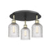 Innovations - 516-3C-BAB-G559-5CL - Three Light Flush Mount - Downtown Urban - Black Antique Brass