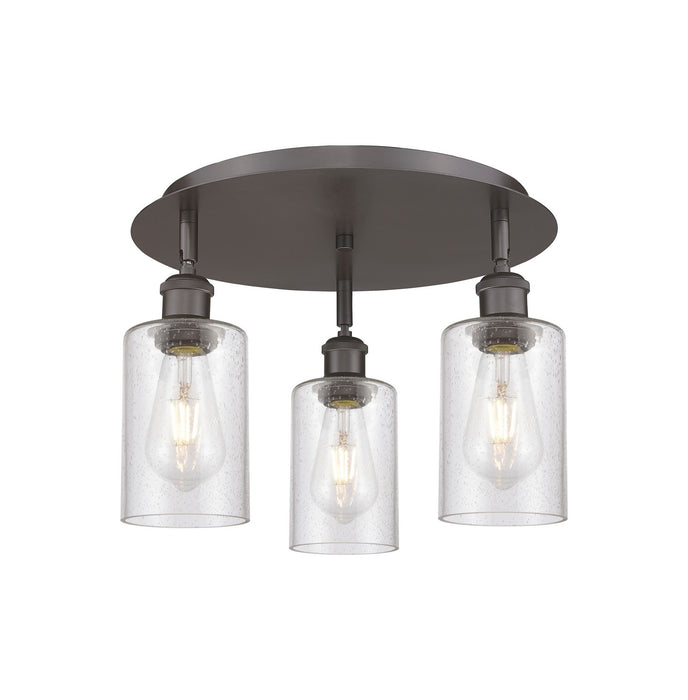 Innovations - 516-3C-OB-G804 - Three Light Flush Mount - Downtown Urban - Oil Rubbed Bronze