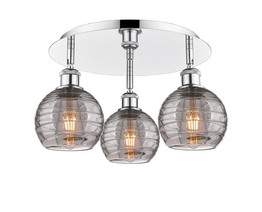 Innovations - 516-3C-PC-G1213-6SM - Three Light Flush Mount - Downtown Urban - Polished Chrome