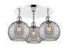 Innovations - 516-3C-PC-G1213-8SM - Three Light Flush Mount - Downtown Urban - Polished Chrome