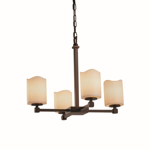 CandleAria Four Light Chandelier