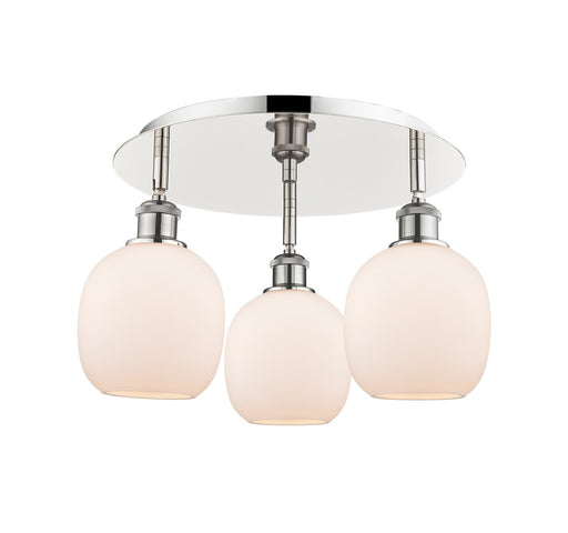 Downtown Urban Three Light Flush Mount