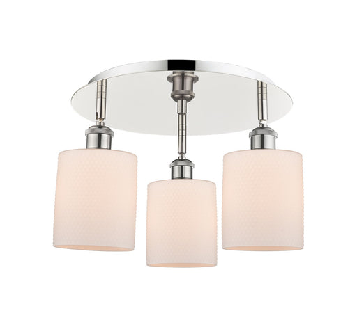 Downtown Urban Three Light Flush Mount