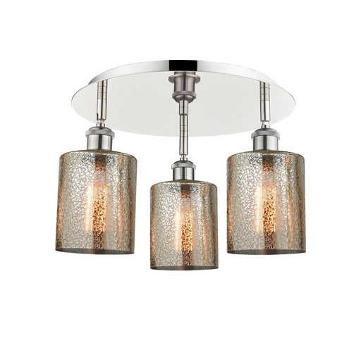 Downtown Urban Three Light Flush Mount