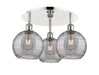 Innovations - 516-3C-PN-G1213-8SM - Three Light Flush Mount - Downtown Urban - Polished Nickel