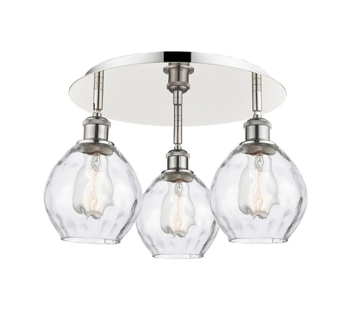 Downtown Urban Three Light Flush Mount