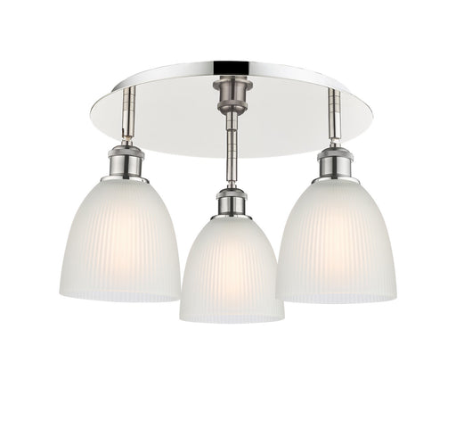 Downtown Urban Three Light Flush Mount