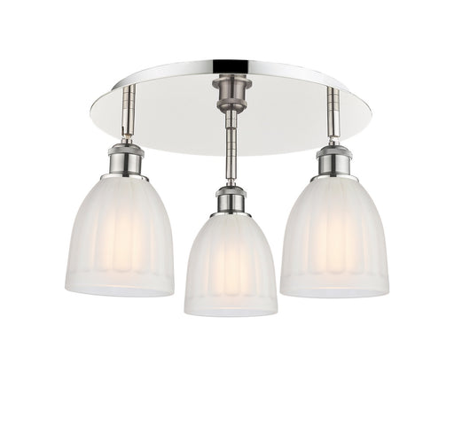 Downtown Urban Three Light Flush Mount