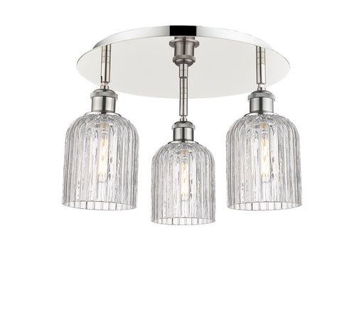 Downtown Urban Three Light Flush Mount