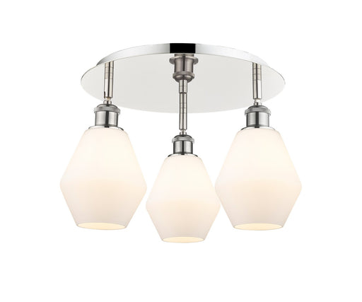 Downtown Urban Three Light Flush Mount