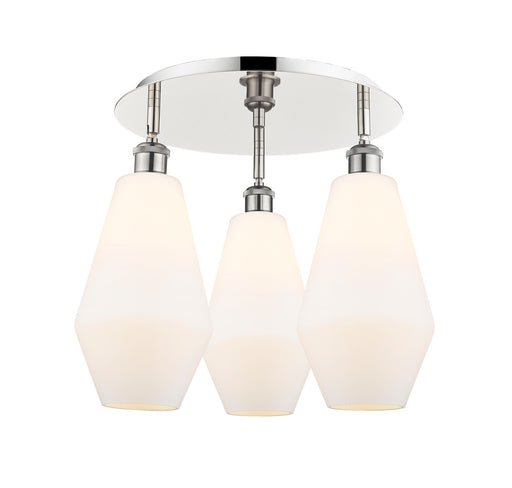 Downtown Urban Three Light Flush Mount