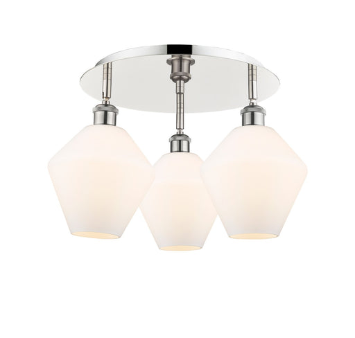 Downtown Urban Three Light Flush Mount