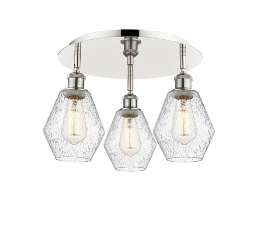 Downtown Urban Three Light Flush Mount