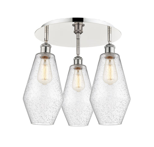 Downtown Urban Three Light Flush Mount