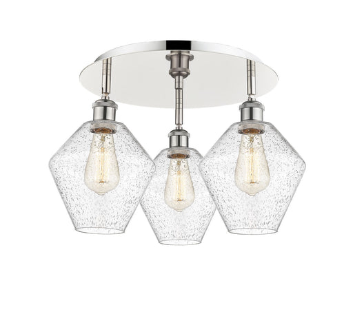 Downtown Urban Three Light Flush Mount