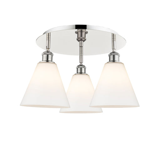 Downtown Urban Three Light Flush Mount