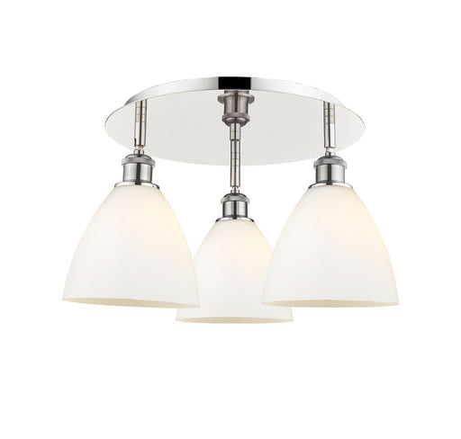 Downtown Urban Three Light Flush Mount