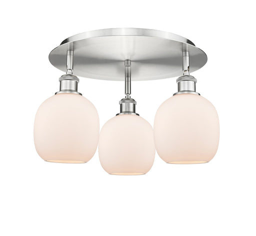 Downtown Urban Three Light Flush Mount