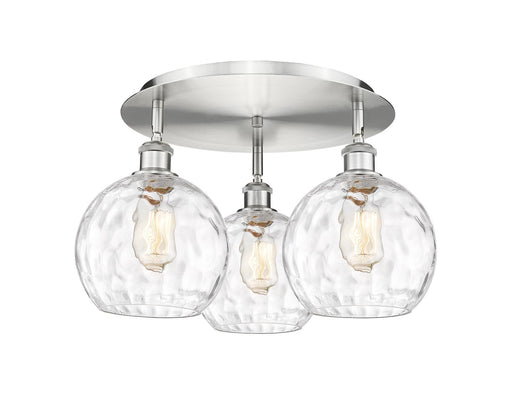 Downtown Urban Three Light Flush Mount