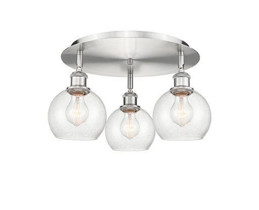 Downtown Urban Three Light Flush Mount