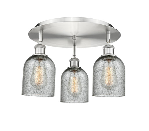 Downtown Urban Three Light Flush Mount