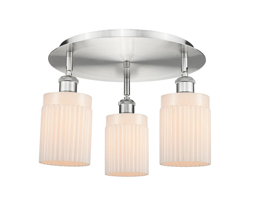 Downtown Urban Three Light Flush Mount