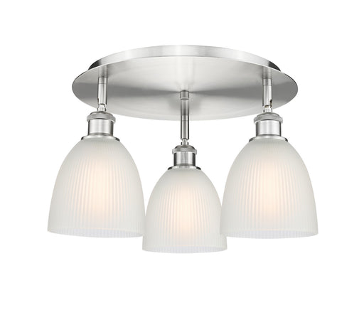 Downtown Urban Three Light Flush Mount