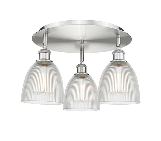 Downtown Urban Three Light Flush Mount